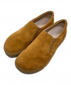 BIRKENSTOCKビルケンシュトック）の古着「スウェードサイドゴアスリッポン」｜ブラウン