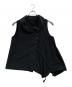 慈雨（ジウ）の古着「コットンベスト」｜ブラック