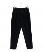 SOEJUソージュ）の古着「ストレッチファインタックパンツ」｜ブラック