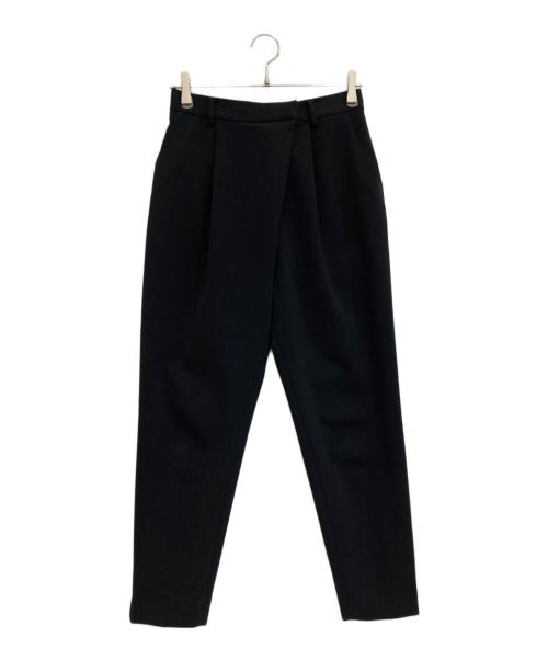 SOEJU（ソージュ）SOEJU (ソージュ) ストレッチファインタックパンツ ブラック サイズ:Mの古着・服飾アイテム