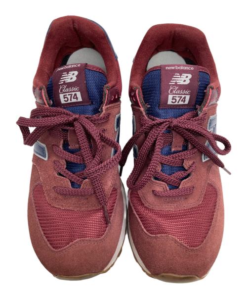 NEW BALANCE（ニューバランス）NEW BALANCE (ニューバランス) ローカットスニーカー ボルドー サイズ:26.5の古着・服飾アイテム