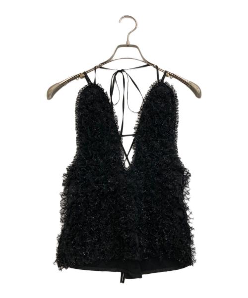 knuh marf（クヌースマーフ）knuh marf (クヌースマーフ) U neck tulle bustier ブラック サイズ:Fの古着・服飾アイテム