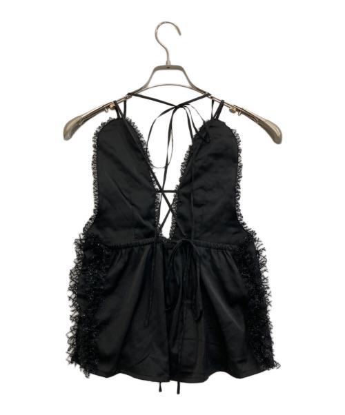 knuh marf（クヌースマーフ）knuh marf (クヌースマーフ) U neck tulle bustier ブラック サイズ:Fの古着・服飾アイテム