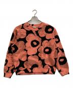 marimekkoマリメッコ）の古着「Leiot Relaxed shirt」｜ピンク×ブラック