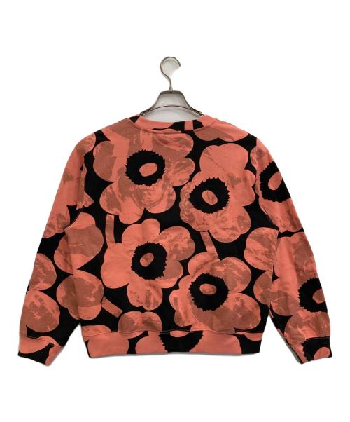 marimekko（マリメッコ）marimekko (マリメッコ) Leiot Relaxed shirt ピンク×ブラック サイズ:Lの古着・服飾アイテム