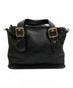 COACHコーチ）の古着「ハンドバッグ」｜ブラック