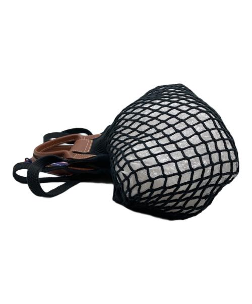 LONGCHAMP（ロンシャン）LONGCHAMP (ロンシャン) LE PLIAGE FILET TOP HANDLE BAG ブラックの古着・服飾アイテム