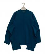 UN3D.アンスリード）の古着「コクーンスリーブデザインニット」｜グリーン