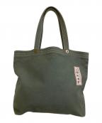 ICHIZAWA HANPUイチザワハンプ）の古着「トリプルステッチキャンバストートバッグ」｜オリーブ