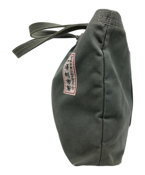 ICHIZAWA HANPU（イチザワハンプ）ICHIZAWA HANPU (イチザワハンプ) トリプルステッチキャンバストートバッグ オリーブの古着・服飾アイテム