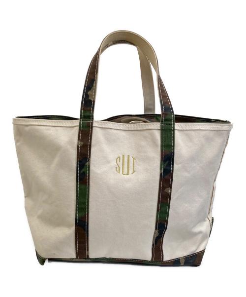 L.L.Bean（エルエルビーン）L.L.Bean (エルエルビーン) キャンバストートバッグ アイボリーの古着・服飾アイテム