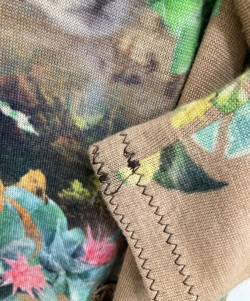 gk伊太利屋（イタリヤ）gk伊太利屋 (イタリヤ) ニットコート ベージュ サイズ:11の古着・服飾アイテム