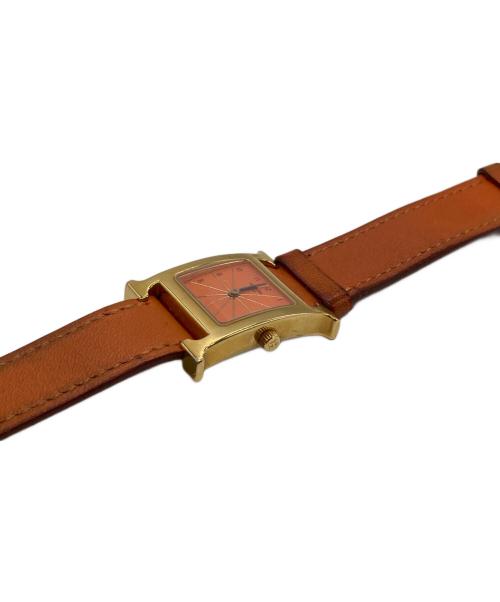 HERMES（エルメス）HERMES (エルメス) Hウォッチ オレンジの古着・服飾アイテム