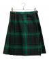 O'NEIL OF DUBLIN（オニールオブダブリン）の古着「ラップチェックスカート」｜グリーン×グレー