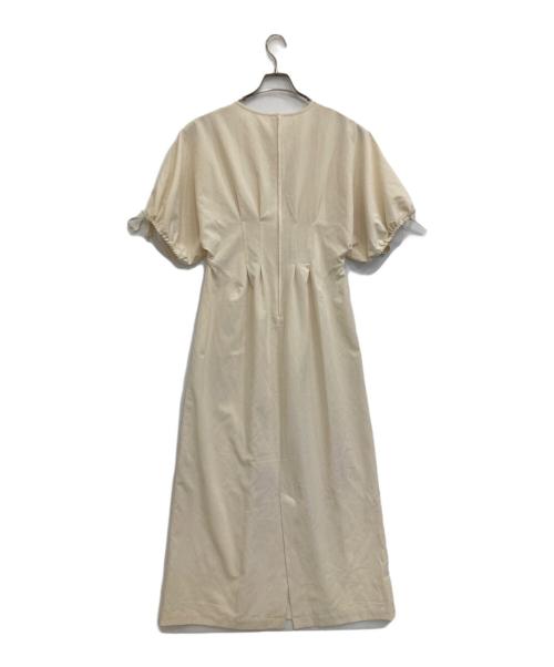 KBF（ケービーエフ）KBF (ケービーエフ) 半袖ワンピース ベージュ サイズ:38の古着・服飾アイテム