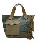 russetラシット）の古着「トートバッグ」｜オリーブ