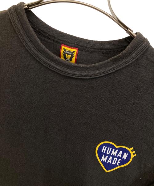 HUMAN MADE（ヒューマンメイド）HUMAN MADE (ヒューマンメイド) HEART T-SHIRT グレー サイズ:XLの古着・服飾アイテム