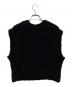H BEAUTY&YOUTH (エイチ ビューティー&ユース) ALPACA NYLON BOUCLE KNIT VEST ブラック サイズ:-：4000円