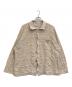 EVISEN（エビセン）の古着「BLOSSOM EMBOSS JACQUARD SHIRT」｜ベージュ