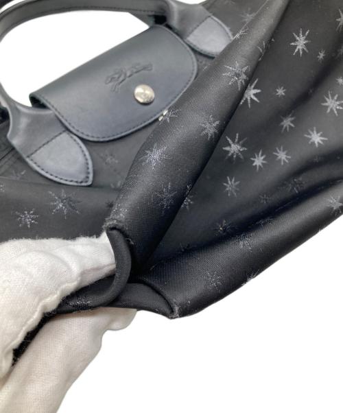 LONGCHAMP（ロンシャン）LONGCHAMP (ロンシャン) ル・プリアージュ エトワールS マテリアルトートバッグ ブラックの古着・服飾アイテム