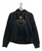 KENZOケンゾー）の古着「タイガー刺繍パーカー」｜ブラック