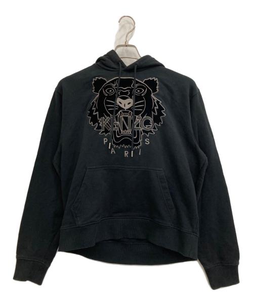 KENZO（ケンゾー）KENZO (ケンゾー) タイガー刺繍パーカー ブラック サイズ:Mの古着・服飾アイテム