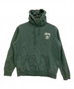 stussyステューシー）の古着「パーカー」｜グリーン