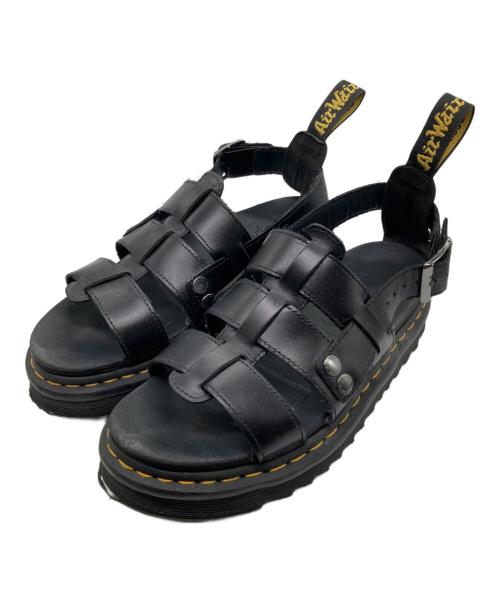 Dr.Martens（ドクターマーチン）Dr.Martens (ドクターマーチン) レザーサンダル ブラック サイズ:UK 7の古着・服飾アイテム