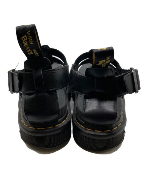 Dr.Martens（ドクターマーチン）Dr.Martens (ドクターマーチン) レザーサンダル ブラック サイズ:UK 7の古着・服飾アイテム