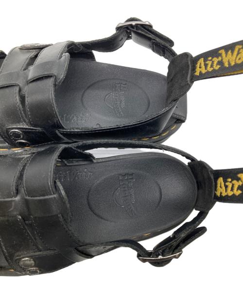 Dr.Martens（ドクターマーチン）Dr.Martens (ドクターマーチン) レザーサンダル ブラック サイズ:UK 7の古着・服飾アイテム