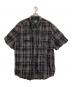 HARLEY-DAVIDSON（ハーレーダビッドソン）の古着「半袖チェックシャツ」｜ブラウン