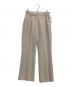 Snidel（スナイデル）の古着「センタープレスパンツ」｜ベージュ