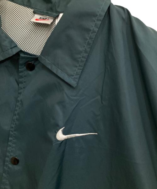 NIKE（ナイキ）NIKE (ナイキ) バックロゴコーチジャケット グリーン サイズ:Lの古着・服飾アイテム