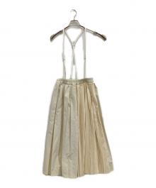 SUMI STYLE（スミ スタイル）の古着「アシンメトリープリーツスカート」｜アイボリー