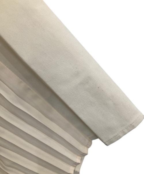 SUMI STYLE（スミ スタイル）sumi style (スミ スタイル) アシンメトリープリーツスカート アイボリー サイズ:Fの古着・服飾アイテム