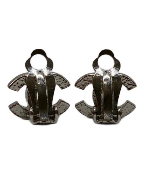 CHANEL（シャネル）CHANEL (シャネル) ココマークラインストーンイヤリング カラー：シルバーの古着・服飾アイテム