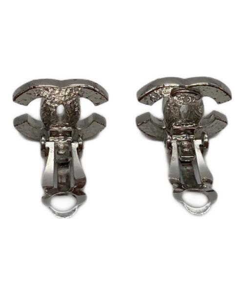 CHANEL（シャネル）CHANEL (シャネル) ココマークラインストーンイヤリング カラー：シルバーの古着・服飾アイテム