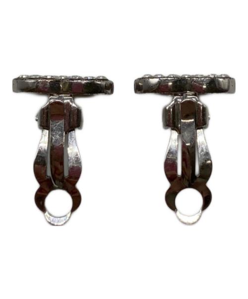 CHANEL（シャネル）CHANEL (シャネル) ココマークラインストーンイヤリング カラー：シルバーの古着・服飾アイテム