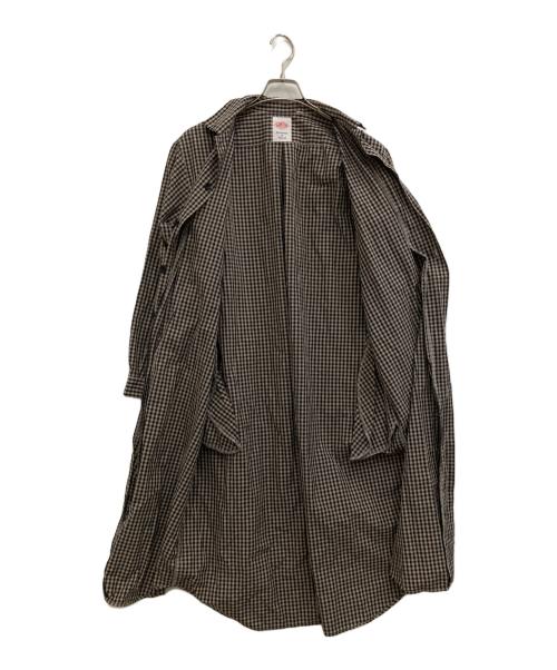 DANTON（ダントン）DANTON (ダントン) ギンガムチェックシャツワンピース ブラウン サイズ:36の古着・服飾アイテム