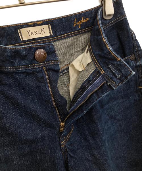 YANUK（ヤヌーク）YANUK (ヤヌーク) ワイドデニムパンツ インディゴ サイズ:SIZE 25の古着・服飾アイテム