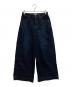 YANUK（ヤヌーク）の古着「ワイドデニムパンツ」｜インディゴ