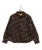 Dimeダイム）の古着「ネルシャツ」｜ブラウン