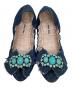 MIU MIU (ミュウミュウ) デニムバレエシューズ インディゴ サイズ:37：8000円