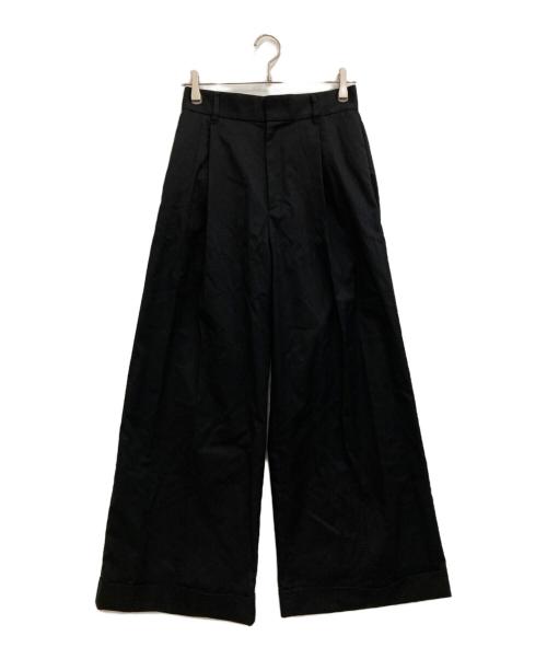 MARW UNITED ARROWS（マルゥ ユナイテッドアローズ）MARW UNITED ARROWS (マルゥ ユナイテッドアローズ) ワイドパンツ ブラック サイズ:Mの古着・服飾アイテム