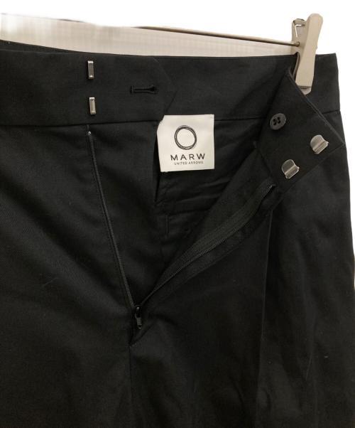 MARW UNITED ARROWS（マルゥ ユナイテッドアローズ）MARW UNITED ARROWS (マルゥ ユナイテッドアローズ) ワイドパンツ ブラック サイズ:Mの古着・服飾アイテム