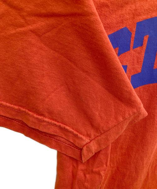 stussy（ステューシー）stussy (ステューシー) BLOCK SPORT PIGMENT DYED TEE オレンジ サイズ:Mの古着・服飾アイテム