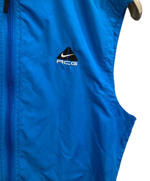 NIKE ACG（ナイキエーシージー）NIKE ACG (ナイキエージーシー) ベスト ブルー サイズ:Lの古着・服飾アイテム