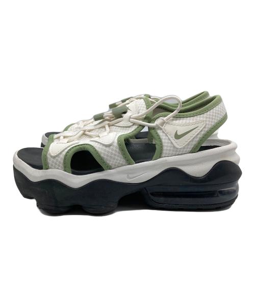 NIKE（ナイキ）NIKE (ナイキ) AIR MAX KOKO SANDAL ホワイト×グリーン サイズ:23の古着・服飾アイテム
