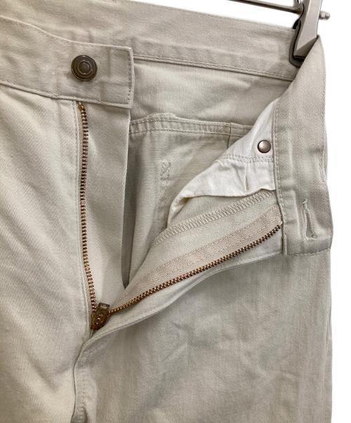 ANATOMICA（アナトミカ）ANATOMICA (アナトミカ) MARILYN 2 SATEENワイドパンツ ベージュ サイズ:27の古着・服飾アイテム