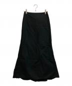 DRIES VAN NOTENドリスヴァンノッテン）の古着「ギャザースカート」｜ブラック